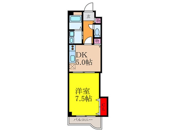 サンリット山本の物件間取画像